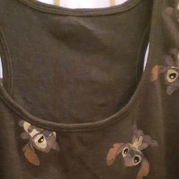 Stitch (of Lilo & Stitch) Reversible Tank Top - 2 in 1 - in Sades of Gray fits M - Picture 6 of 6